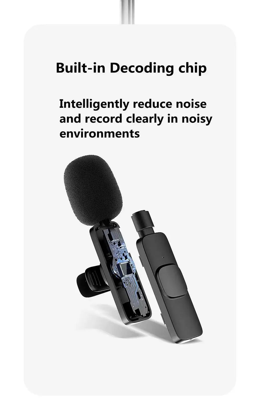 WIFIT Pro Wireless Lavalier Mic - Crystal Clear Audio for Content Creators
