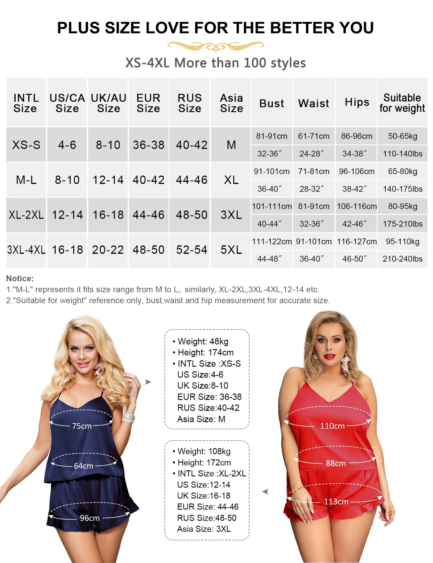 Comeondear Plus Size Satin Ruffle Pajama Set - Luxe Cami & Shorts Sleepwear