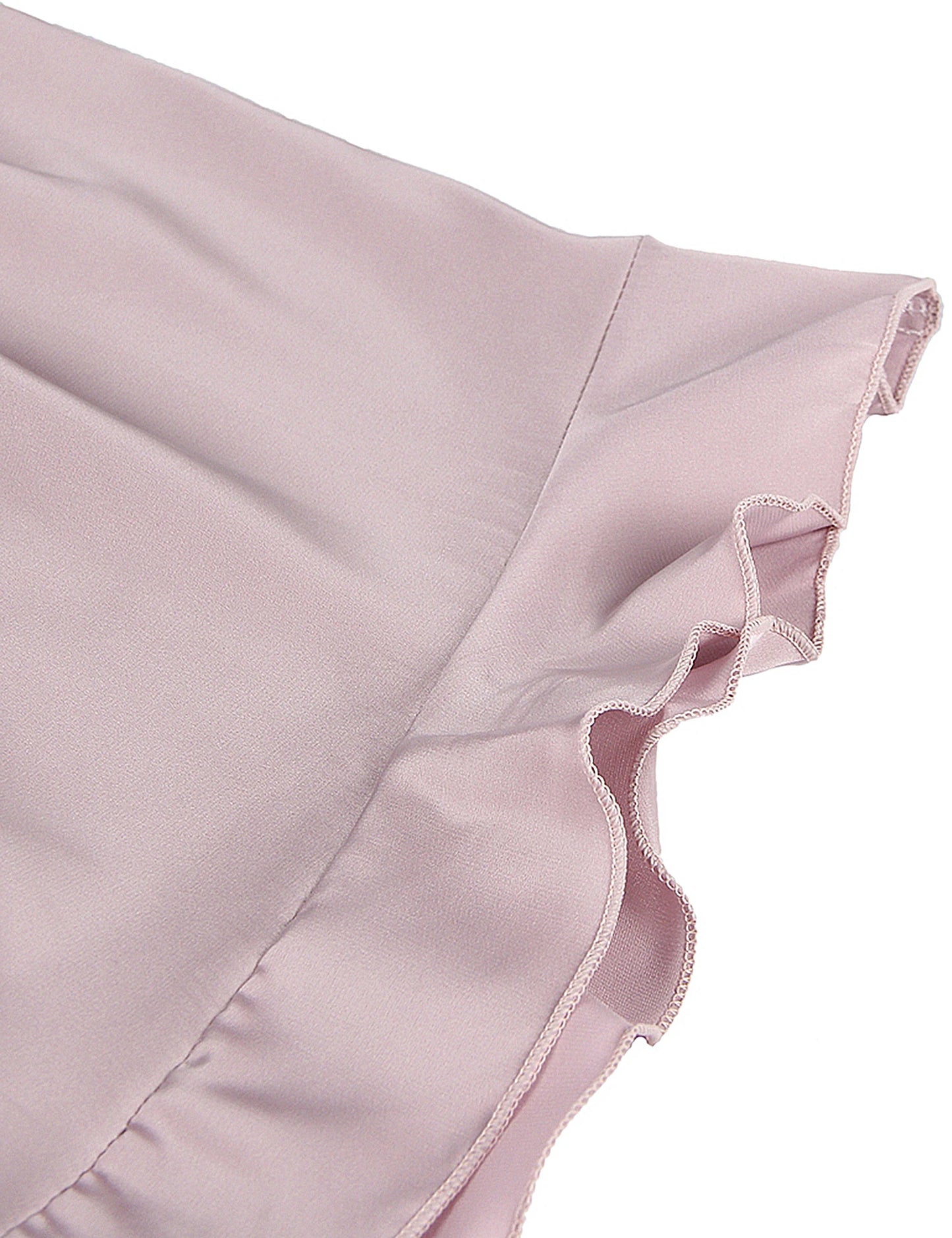 Comeondear Plus Size Satin Ruffle Pajama Set - Luxe Cami & Shorts Sleepwear