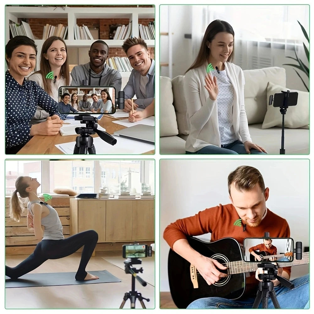 Xiaomi Mijia Wireless HD Radio Microphone - Professional Noise Cancelling Live Audio