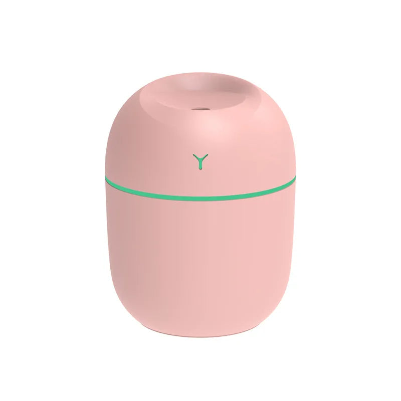 USB Ultrasonic Humidifier - Portable Aroma Diffuser with LED Lights